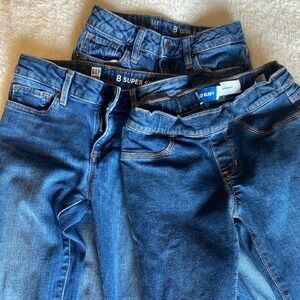 Girls size 8 jeans lot